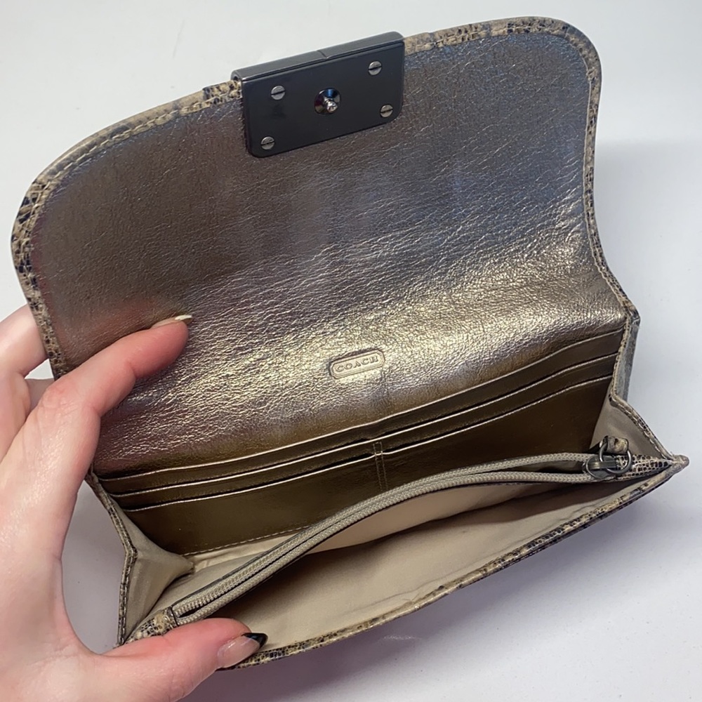 Authentic Python Coach Shoulder Bag With Matching… - image 8